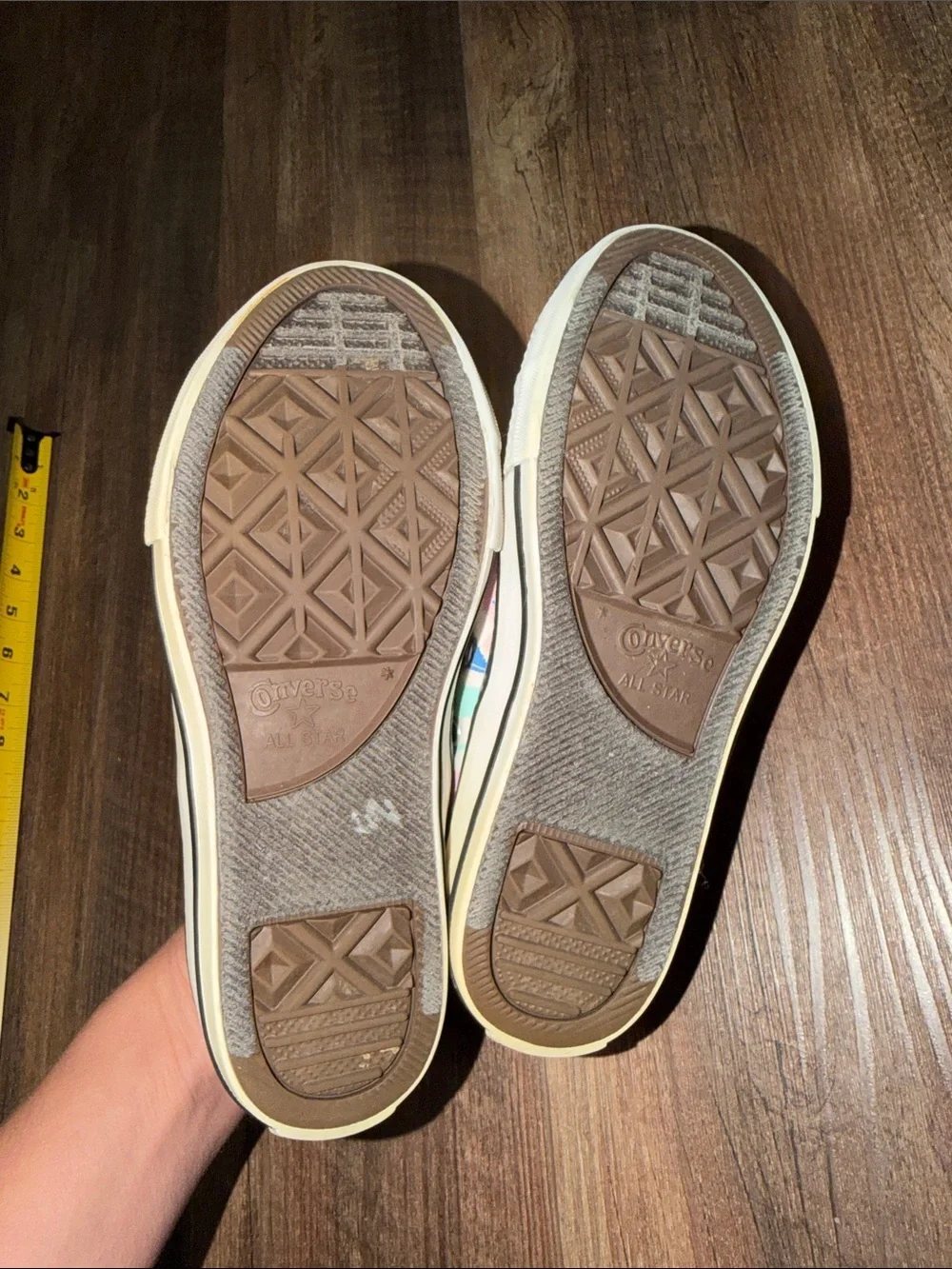 Kids Converse shark print Multicolor Sneakers size 3